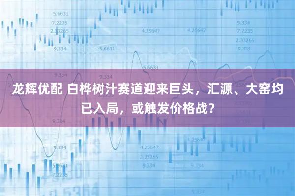 龙辉优配 白桦树汁赛道迎来巨头，汇源、大窑均已入局，或触发价格战？