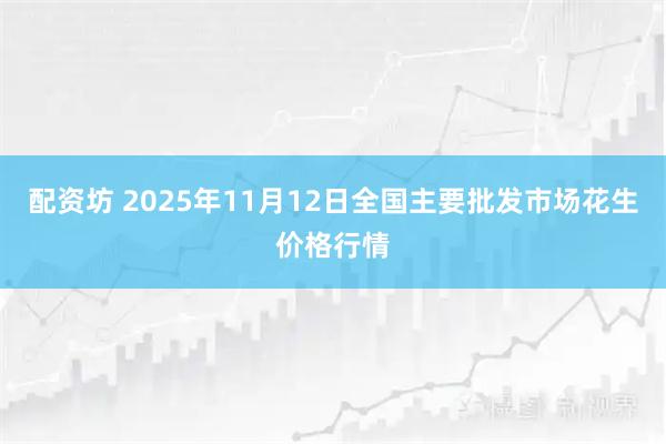 配资坊 2025年11月12日全国主要批发市场花生价格行情